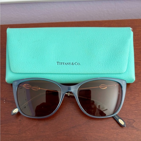 Tiffany & Co. Prescription Sunglass Frames - Gray Cat Eye w/ CasePreloved
